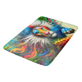 Tapis De Bain Lion Artistique (Angle)
