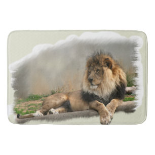 Tapis De Bain Lion au repos