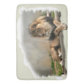 Tapis De Bain Lion au repos (devant Vertical)