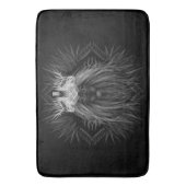 Tapis De Bain Lion avec monogramme de couronne (devant Vertical)