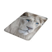 Tapis De Bain Lion blanc (Angle)