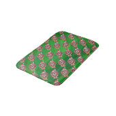 Tapis De Bain Lion Christmas on Green (Angle)