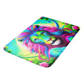 Tapis De Bain Lion coloré (Angle)