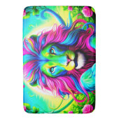 Tapis De Bain Lion coloré (devant Vertical)
