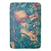 Tapis De Bain Lion dans la forêt, William Morris Bath Mat (devant Vertical)