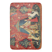 Tapis De Bain Lion D'ENFANCE ET D'UNICORN, Fleurs D'Imaginaires, (devant Vertical)