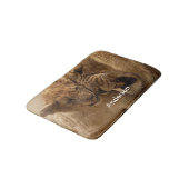 Tapis De Bain Lion personnalisé avec le lion de bébé (Angle)