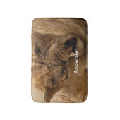 Tapis De Bain Lion personnalisé avec le lion de bébé (Devant (Vertical))