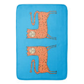 Tapis De Bain Lion primitif anglais du 18e siècle (devant Vertical)