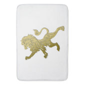 Tapis De Bain Lion Royal Doré (devant Vertical)