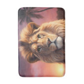 Tapis De Bain Lion sur la plage (Devant (Vertical))