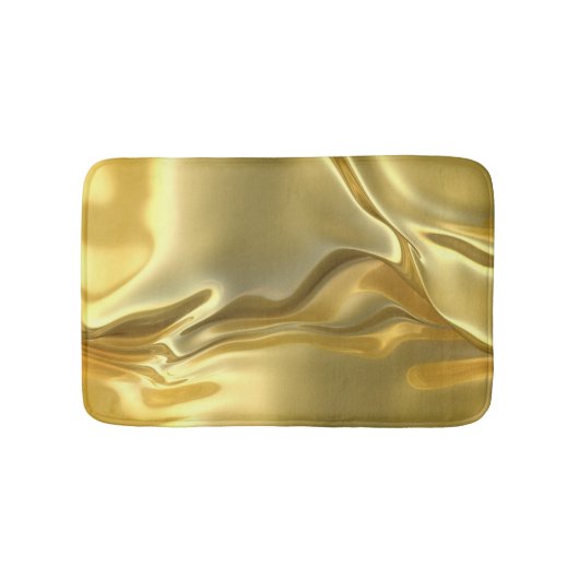 Tapis De Bain Liquid Gold Digital Print (Devant)