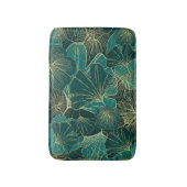 Tapis De Bain Liquide Vert Et Or (Devant (Vertical))