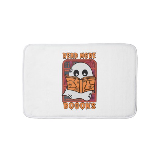Tapis De Bain Lire plus Livres Bibliothèque Ghost Lecture Hallow (Devant)