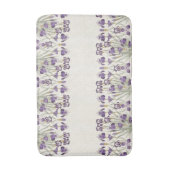 Tapis De Bain L'iris pourpre de Nouveau d'art français fleurit (Devant (Vertical))
