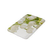 Tapis De Bain Lis blancs (Angle)