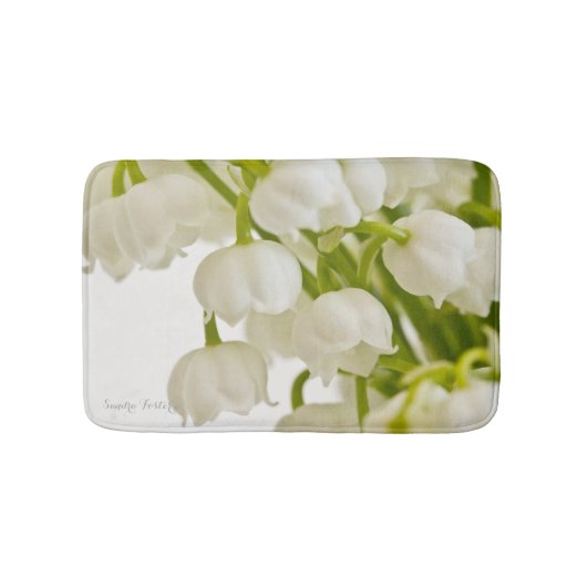 Tapis De Bain Lis blancs (Devant)