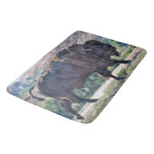 Tapis De Bain L'itinérance de bison américain dans les prairies (Angle)