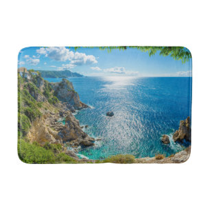 Tapis De Bain Littoral Palaiokastritsa, Corfou, Grèce