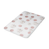 Tapis De Bain Live Laugh Love Rose Salle de bain Mat (Angle)