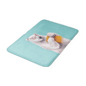 Tapis De Bain Livre d'ours polaire Lover Nerdy (Angle)