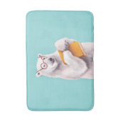 Tapis De Bain Livre d'ours polaire Lover Nerdy (Devant (Vertical))