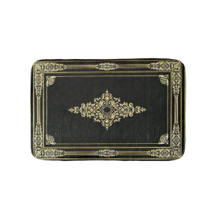 Tapis De Bain Livre grunge attaché de cuir