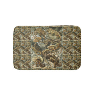 Tapis De Bain Lizards par Ernst Haeckel Vintage Lacertilia Anima