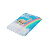 Tapis De Bain Llama Licking Rainbow (Angle)