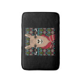 Tapis De Bain Llama Noël laid (Devant (Vertical))