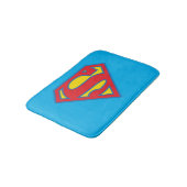Tapis De Bain Logo classique Supergirl avec fond bleu (Angle)