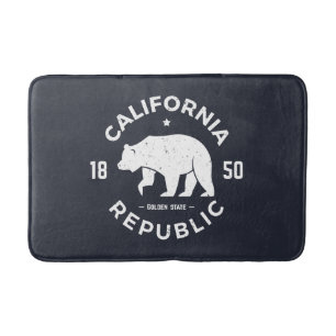 Tapis De Bain Logo   de la Californie le Golden State