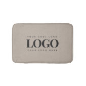Tapis De Bain Logo d'entreprise personnalisé minimaliste apparen (Devant)