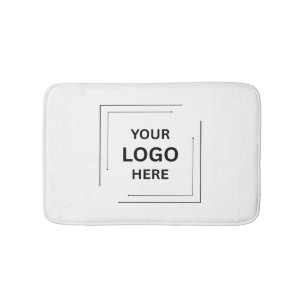 Tapis De Bain Logo d'entreprise   Salle de bain blanche professi