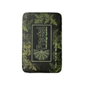 Tapis De Bain Logo des systèmes de camouflage fractal (Devant (Vertical))