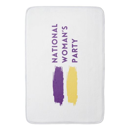 Tapis De Bain Logo du National Woman's Party 1916 (devant Vertical)