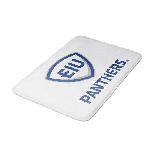 Tapis De Bain Logo Eastern Illinois Panthers Shield & Wordmark (Angle)