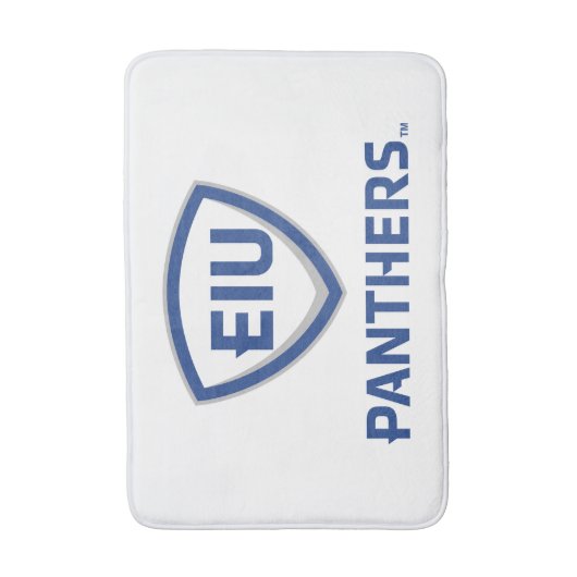 Tapis De Bain Logo Eastern Illinois Panthers Shield & Wordmark (Devant (Vertical))