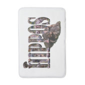 Tapis De Bain Logo Hippo Avec Hippopotame, (Devant (Vertical))