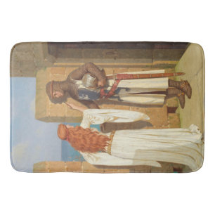 Tapis De Bain L'ombre du chevalier (par Edmund Blair Leighton)