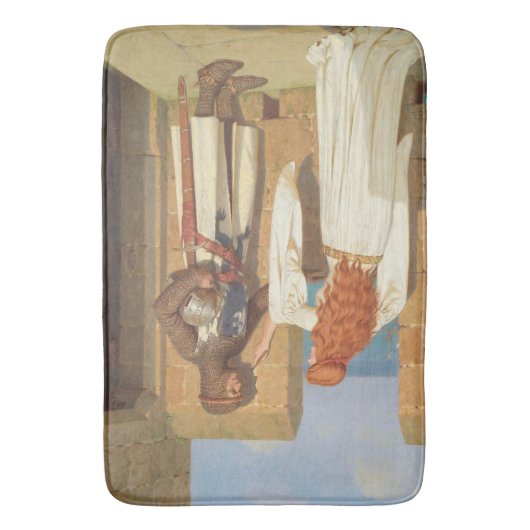 Tapis De Bain L'ombre du chevalier (par Edmund Blair Leighton) (devant Vertical)