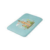 Tapis De Bain Londres Angleterre Landmarks Bath Mat Aqua (Angle)