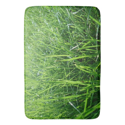 Tapis De Bain Longue herbe verte (devant Vertical)