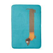 Tapis De Bain Longue illustration mignonne de teckel (Devant (Vertical))
