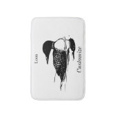 Tapis De Bain Loon Swimming Bird Art Thunder_Cove (Devant (Vertical))