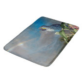 Tapis De Bain L'orchidée de faune d'oiseaux de perroquet d'ara (Angle)