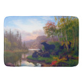 Tapis De Bain L'orignal majestueux dans un paysage d'automne sué (Devant)