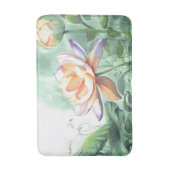 Tapis De Bain Lotus Aquarelle (Devant (Vertical))