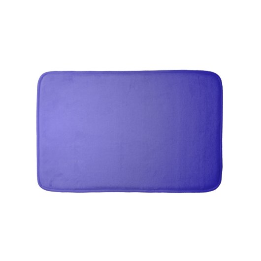 Tapis De Bain Lotus Bleu Uni (Devant)