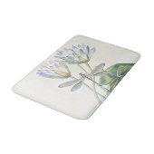 Tapis De Bain Lotus et libellule (Angle)